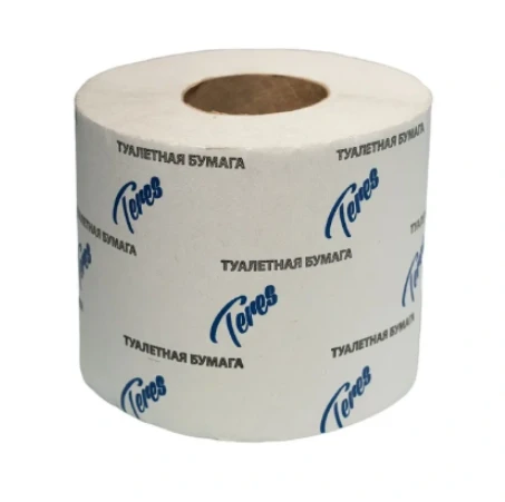 Бумага туалетная 54м 1сл. отбел.макулатура Teres