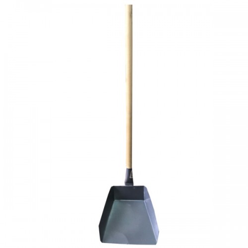 Совок оцинкованный с деревянной ручкой 