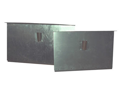 Лопата снегоуборочная алюм. 360*500 2мм с верхним входом, однобортная, без ЧЕРЕНКА твердый алюминий