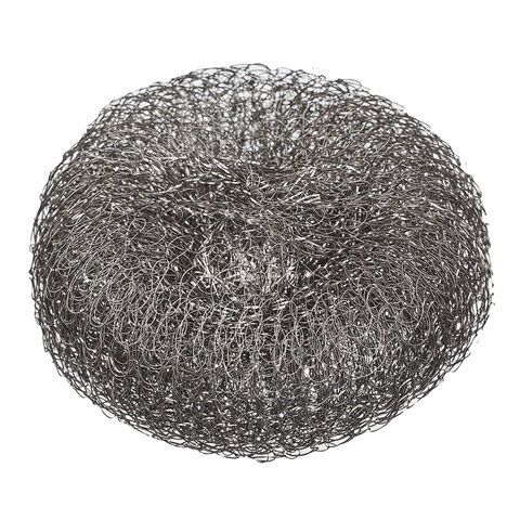 Губка МЕТАЛЛИЧЕСКАЯ д/посуды 1 шт/уп (дешевый)