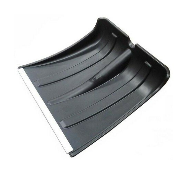 Лопата  пластм. д/снега 385*380 с планкой | без черенка | Д-32 | №6