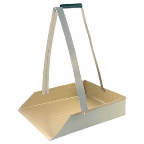 Совок дворницкий метал. 39х32х9 см с удлиненной Т-образной ручкой 40см