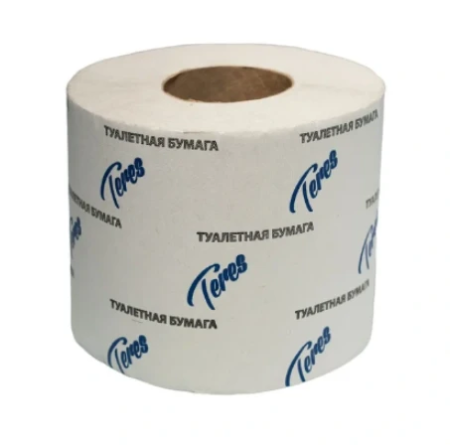 Бумага туалетная 54м 1сл. отбел.макулатура Teres