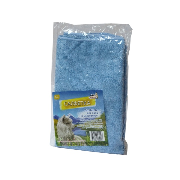Тряпка для пола МИКРОФИБРА 50*60 АЛЬПАК Тряпка для пола МИКРОФИБРА 50*60 АЛЬПАК