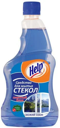 Хелп средство для стекол 750мл запасной блок