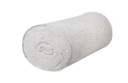 Полотно холстопрошивное нетканое 75 см ширина, рулон 50м БЕЛОЕ