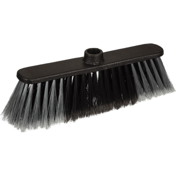 Швабра щетка д/пола на ПЛАСТИК. основе 27см с ворсом "Стандарт" (РАСПУШЕННАЯ) | с резьб. | без рукоятки |
