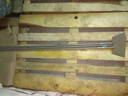 Ледоруб-скребок с металлической ручкой 120*150мм