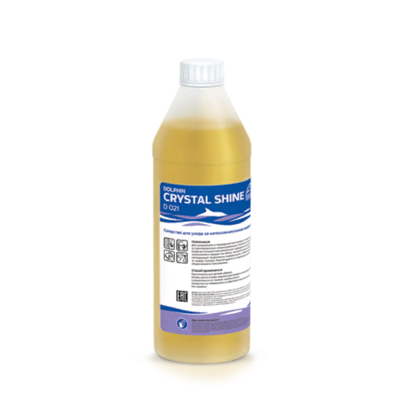 Долфин Кристалл Шайн 1л для мытья поверхностей из нержавеющей стали