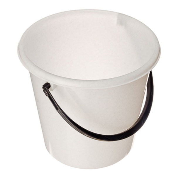 Ведро пластмассовое 10 л Белое