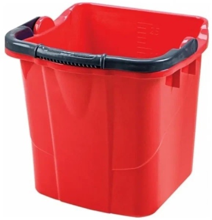 Ведро 25л пластик красное  / SK800R