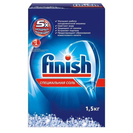 ФИНИШ защитная соль 1,5кг для ПММ
