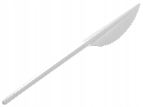 Нож одноразовый белый 100шт/уп Нож одноразовый белый 100шт/уп