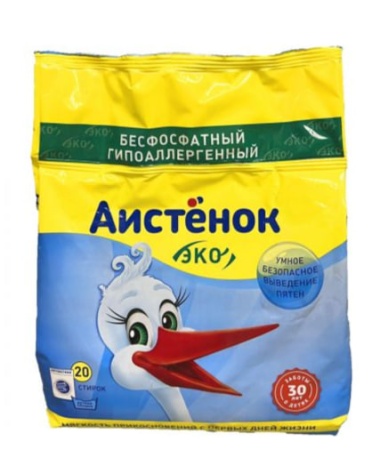 Стир.порошок Аистенок, 1500г (ручн./авт)