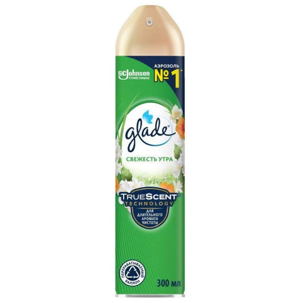 Освежитель воздуха Глейд СВЕЖЕСТЬ УТРА 300мл 