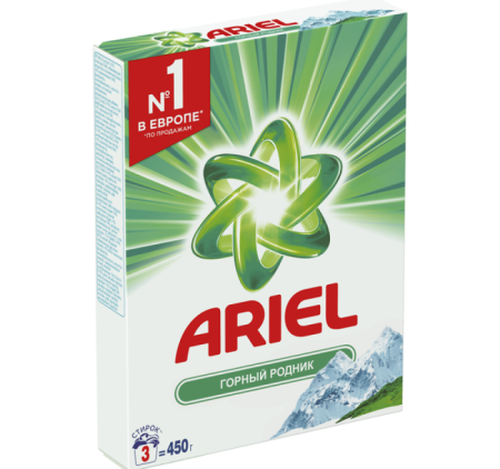 Стир.порошок Ариэль-автомат 450г ГОРНЫЙ РОДНИК