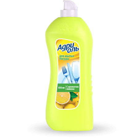 Средство для мытья посуды Адриоль 850мл лимон