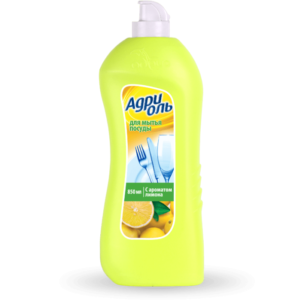 Средство для мытья посуды Адриоль 850мл лимон