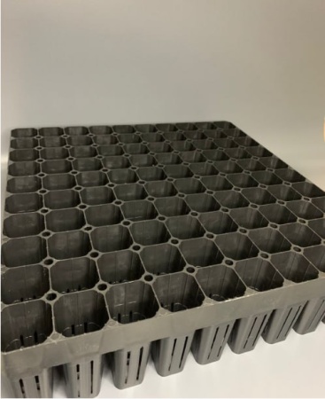 Кассета рассадная лесная РКЛ-100 / 385×385×90 мм