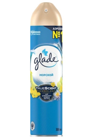 Освежитель воздуха Глейд МОРСКОЙ 300мл 