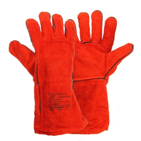 Краги спилковые "Трек 12" Краги спилковые "Трек 12"