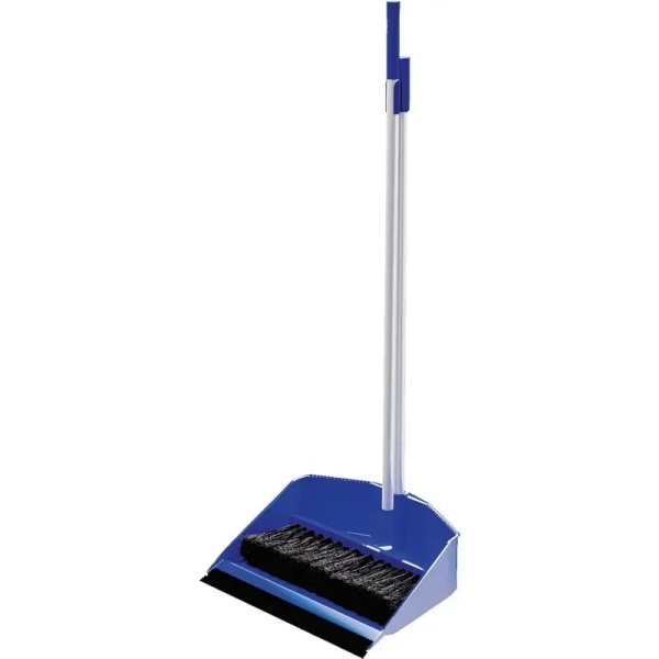 Совок для мусора пластик со щеткой "Ленивка" / 962830