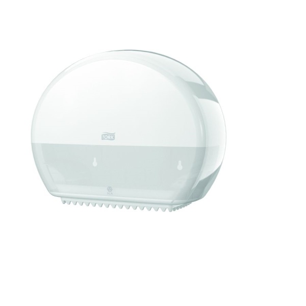 Диспенсер д/туал.бумаги /рулон/наружная вытяжка/200м/ABS-пластик/белый/TORK ELEVATION Т2