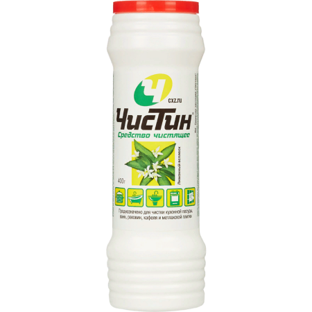 ЧИСТИН Лимон 400г чистящий порошок в тубе 