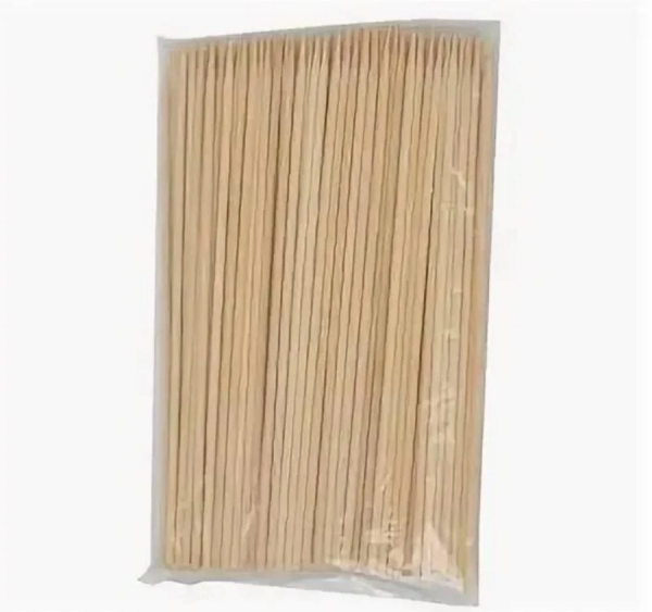 Пика для шашлыка 25см дерево 100шт/уп Пика для шашлыка 25см дерево 100шт/уп