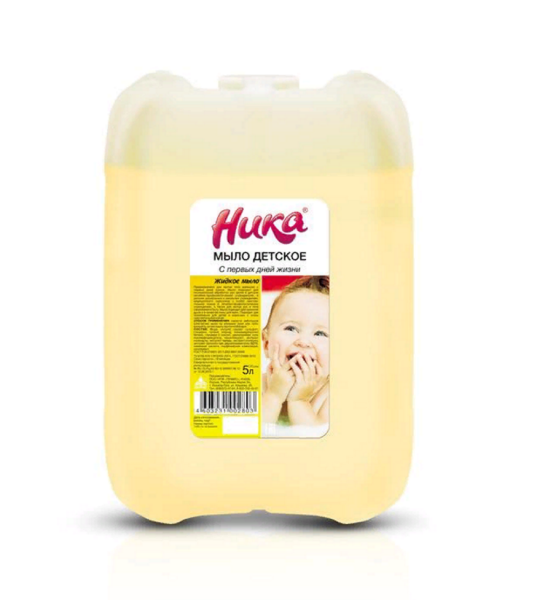 Мыло детское жидкое НИКА "С первых дней жизни" антибакт. 5л