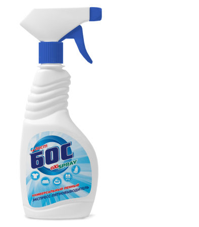 Отбеливатель БОС Окси СПРЭЙ 500мл средство пятновыводящее универсальное