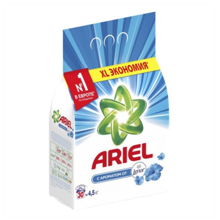 Стир.порошок Ариэль-автомат 4,5кг  ЛЕНОР ЭФФЕКТ 2В1
